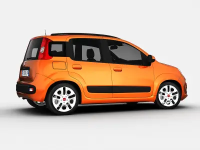 Fiat Panda 2013 3D model
