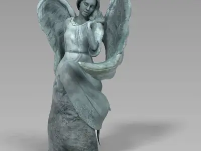 Garden statue 3D model