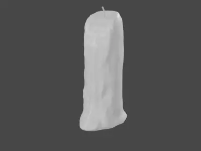 10cm Candle 3D model