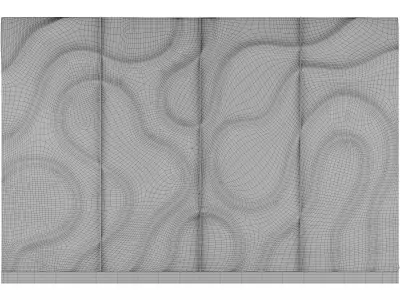 Nebula 3d wall panel 3D model