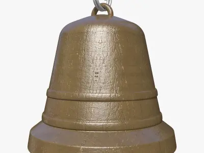 Bell 3D Model metal 3D model
