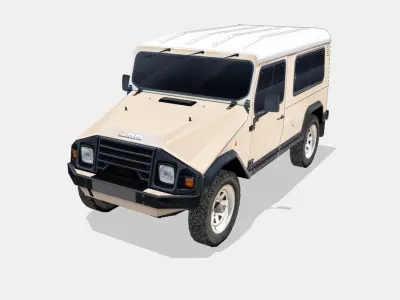 UMM Alter II 1990 Low-poly 3D model