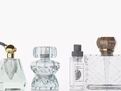 luxury Perfume Bottles 3D model