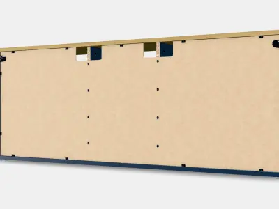 SKRUVBY TV bench 3D model