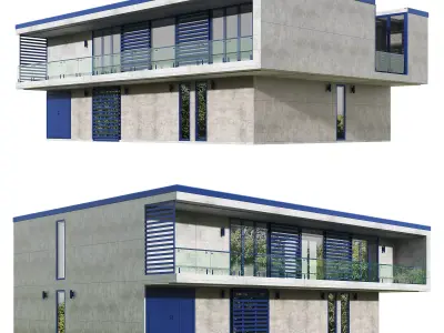 Modern Villa 4 3D model