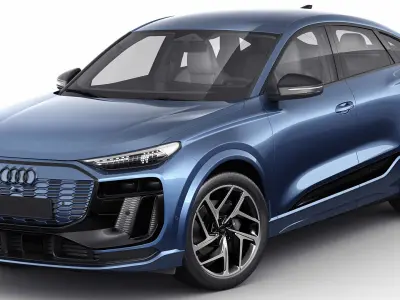 Audi Q6 Sportback  e-tron 2025 3D model