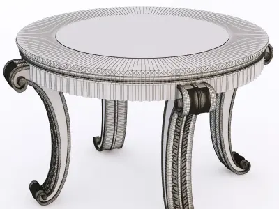 Francesco Molon F500 center table TULIPE 3D model