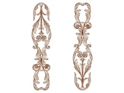 Classic carved 216 3D model