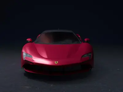 The Ferrari Sf90  3D model
