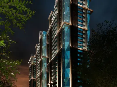 DIAMOND TOWERS TAIWAN TAIPEI Scene Twinmotion  3D model