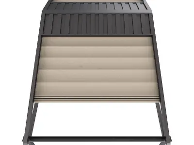Motorized Pergola 5a 3D model
