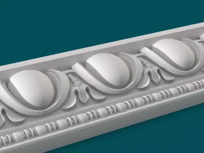 Molding baroque 001 3D print model