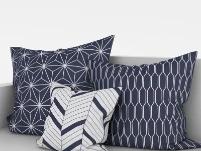 Customisable Pillows 3D model