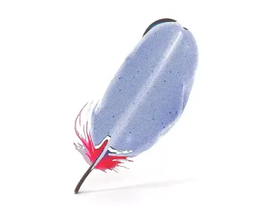 Rainbow Feather model pack Texture