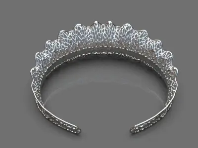 Stylized bracelet 3D print model