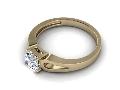 Jewelry Diamond Ring 3D print model