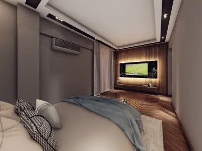Master Bedroom Interior 3D model