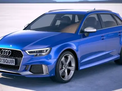 Audi RS3 Sportback 2018 3D model