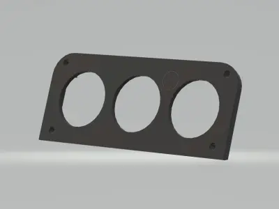 Custom watch frame for Volkswagen Golf 3 3D print model