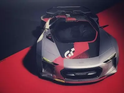 Audi FSS Quarantine concept Low-poly 3D model