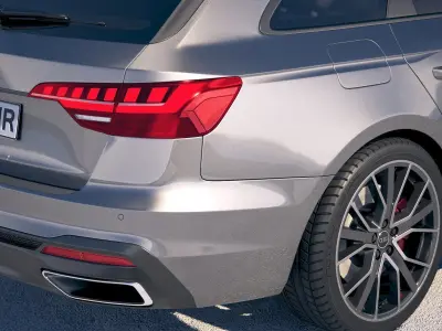 Audi A4 Avant S-line 2020 3D model