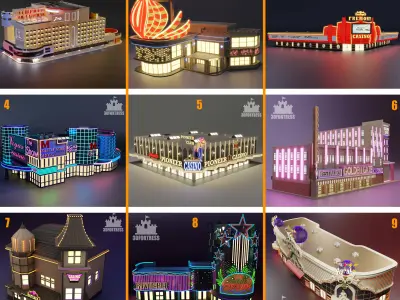 Las Vegas 3D Model Pack