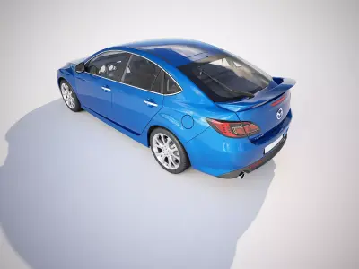 Mazda 6 subaru legacy - subaru legacy 3D model