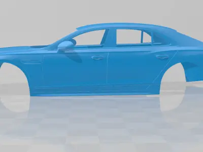 Bentley Flying Spur Speed 2025 - Full Body STL Model 3D print model
