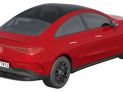 Mercedes-Benz CLA EQ AMG Line 2026 3D model