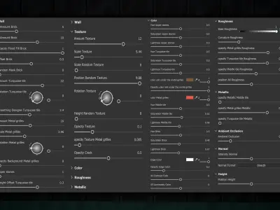 Trimsheet - Vol 02 - SBsar - Maps Texture