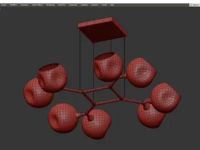 SOUL MODERN LUXURY 4 Low-poly 3D model