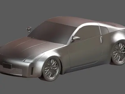 Sports car model 3D model