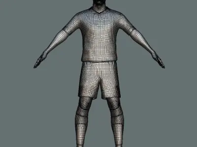  T-Pose Rigged Julian Carranza Philadelphia 3D model