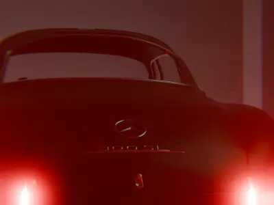 night street light environment Free 3D model