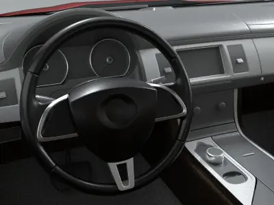 laos Jaguar XF II 3D model