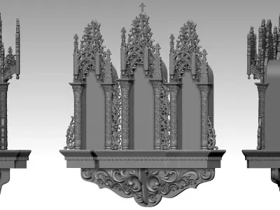 Catholic Altar V3 3D print model