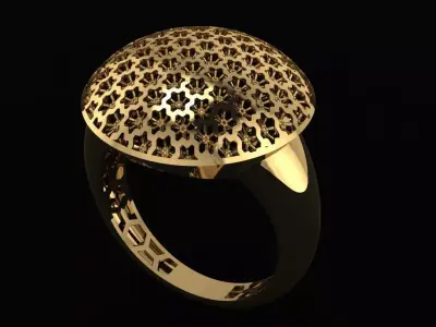  Minimalist Turkish Ring 3D print model