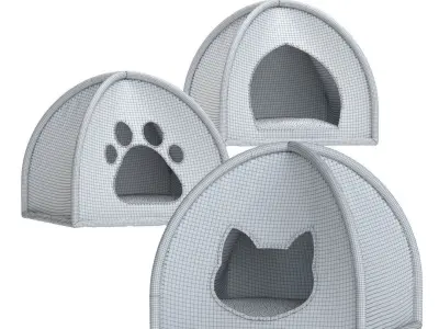 Bed-tent for animals 3D model