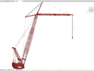 Revit Family Parametric Ringger Crane PTC 35-DS 3D model