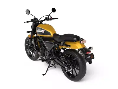 Harley Davidson X440 - Vivid Mustard - Game Ready 3D Model Low-poly 3D model