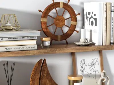 Decorative set 08 3D model