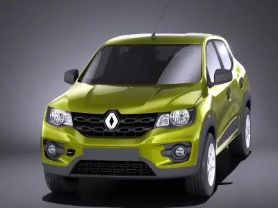 Renault Kwid 2018 VRAY 3D model
