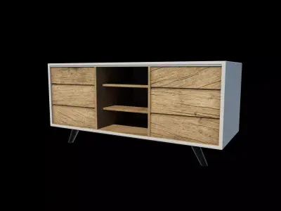 TV bench  3D model
