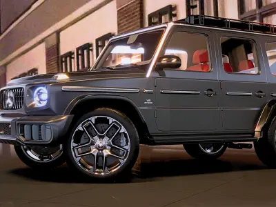 Mercedes-Benz G63 AMG Offroad Package Pro 2025 Rigged 3D model