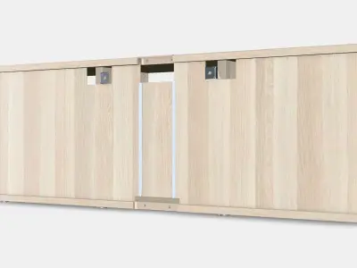 BESTA TV bench 56 3D model