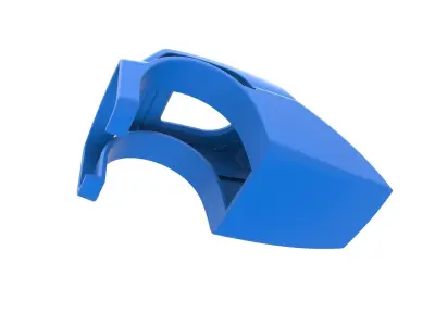 Shell of Vintage front engine dragster Version 2 Scale 1 to 25 3D print model