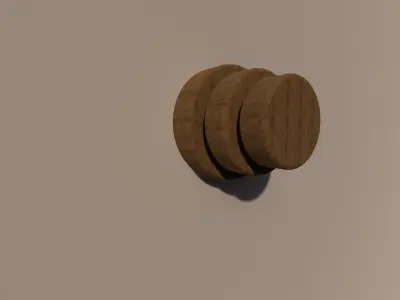 Clothes Hanger Wall Mount 3D model