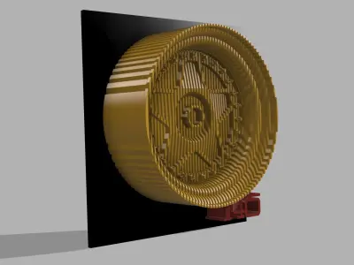 Ferrari F40 looks Wheel  3D print model