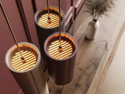 Decorative Room Scene - Corona 3D model