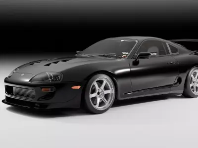 Realistic 3D Model of a Toyota Supra MK 4 3D model